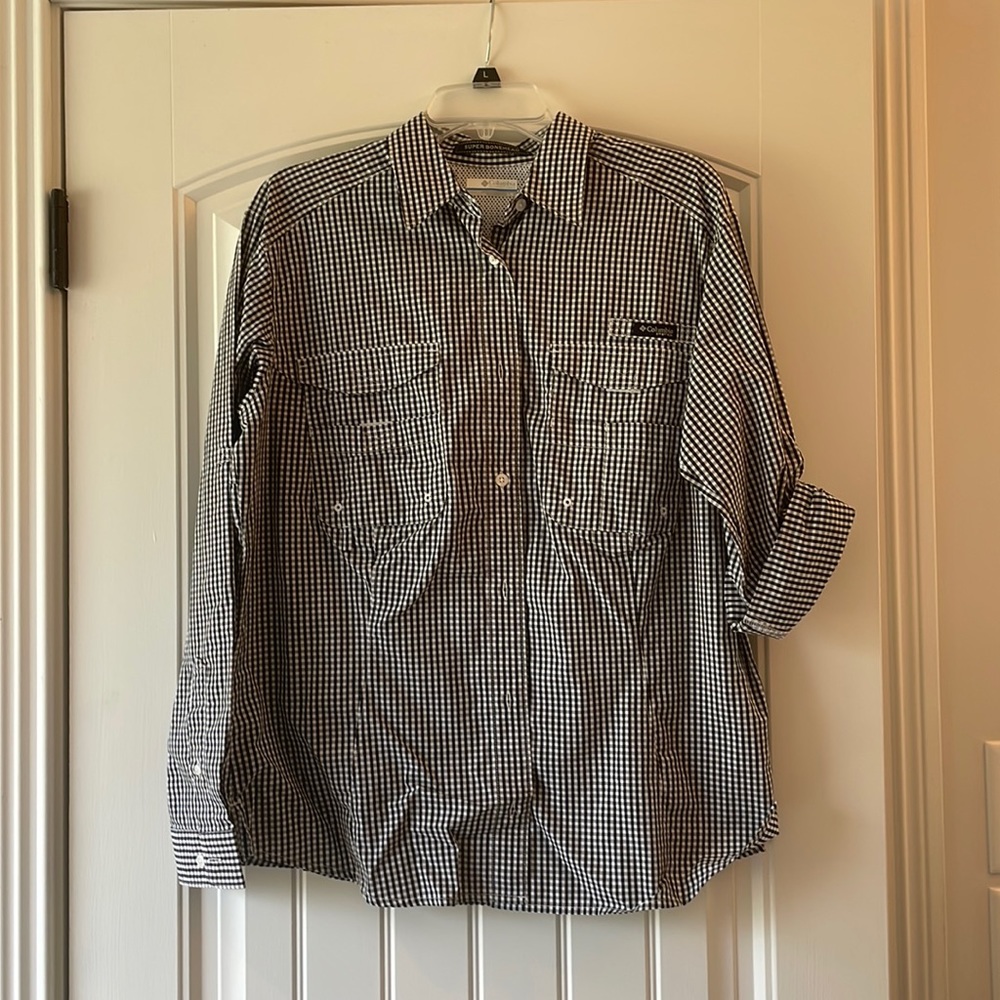 EUC large Columbia PFG long-sleeve